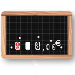 Etiquette : Ecolière neutre - 8x12 cm (avec roulettes)disponible à la Maison Pollet de Toulouse