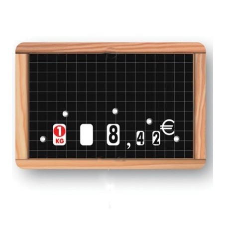 Etiquette : Ecolière neutre - 8x12 cm (avec roulettes)disponible à la Maison Pollet de Toulouse