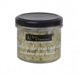 Délice de Courgettes au chèvre et au basilic - 90 g (Jean d'Audignac)disponible à la Maison Pollet de Toulouse