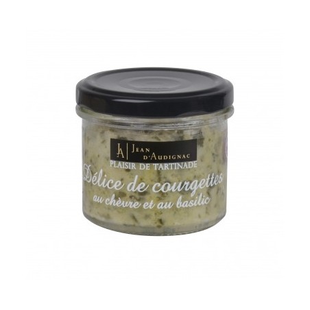 Délice de Courgettes au chèvre et au basilic - 90 g (Jean d'Audignac)disponible à la Maison Pollet de Toulouse