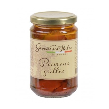 Poivron grillé à l'huile - 340 g (Saveurs d'Italie)disponible à la Maison Pollet de Toulouse