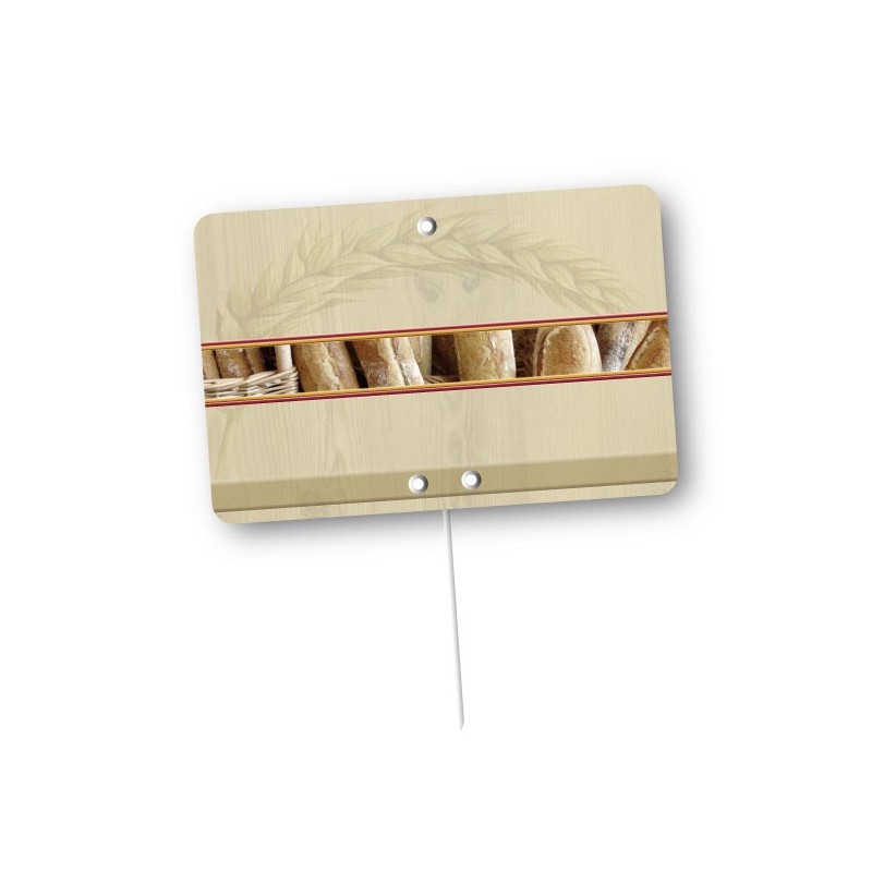 Etiquette : Fournil neutre - 7x10 cm (pique inox)disponible à la Maison Pollet de Toulouse