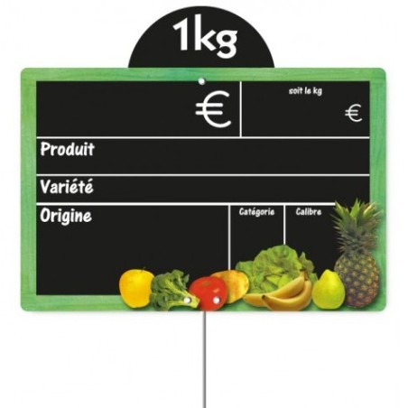 Etiquette : Cueillette neutre - 15x20 cm (pique inox)disponible à la Maison Pollet de Toulouse