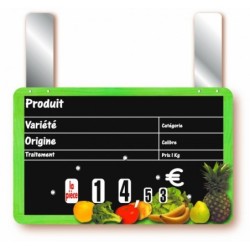 Etiquette : Cueillette neutre - 15x24 cm (avec roulettes & grandes pattes)disponible à la Maison Pollet de Toulouse