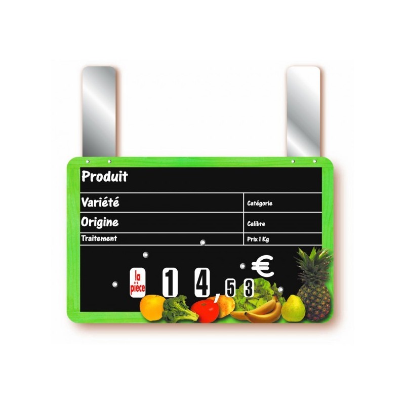 Etiquette : Cueillette neutre - 15x24 cm (avec roulettes & grandes pattes)disponible à la Maison Pollet de Toulouse