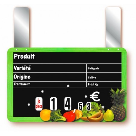 Etiquette : Cueillette neutre - 15x24 cm (avec roulettes & grandes pattes)disponible à la Maison Pollet de Toulouse