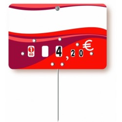 Etiquette : Evasion Boucherie neutre - 8x12 cm (avec roulettes & pique inox)disponible à la Maison Pollet de Toulouse