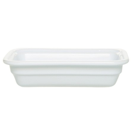 Plat grès Blanc 265x160x65 mm - Gastronorm 1/4 - 0.85 L (Emile Henry)disponible à la Maison Pollet de Toulouse