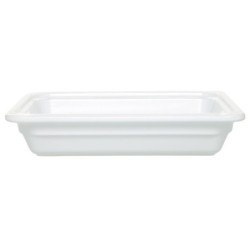 Plat grès Blanc 325x265x65 mm - Gastronorm 1/2 - 2.3 L (Emile Henry)disponible à la Maison Pollet de Toulouse