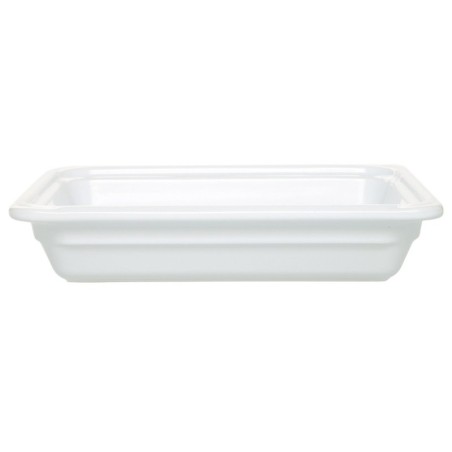 Plat grès Blanc 325x265x65 mm - Gastronorm 1/2 - 2.3 L (Emile Henry)disponible à la Maison Pollet de Toulouse