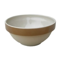 Plat grès Brun Ø 230x120 mm - Terrine empilable - 2.6 L (Poterie Renault)disponible à la Maison Pollet de Toulouse