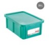 Bac & Couvercle HACCP PEHD Vert 35 L - 600x400x230 mm (Gilac)disponible à la Maison Pollet de Toulouse