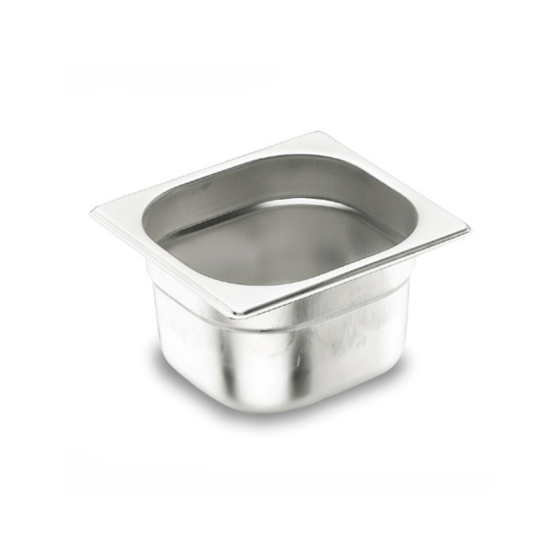 Plat Inox 176x162x150 mm - Four Inox 18/10 - Gastronorm 1/6disponible à la Maison Pollet de Toulouse