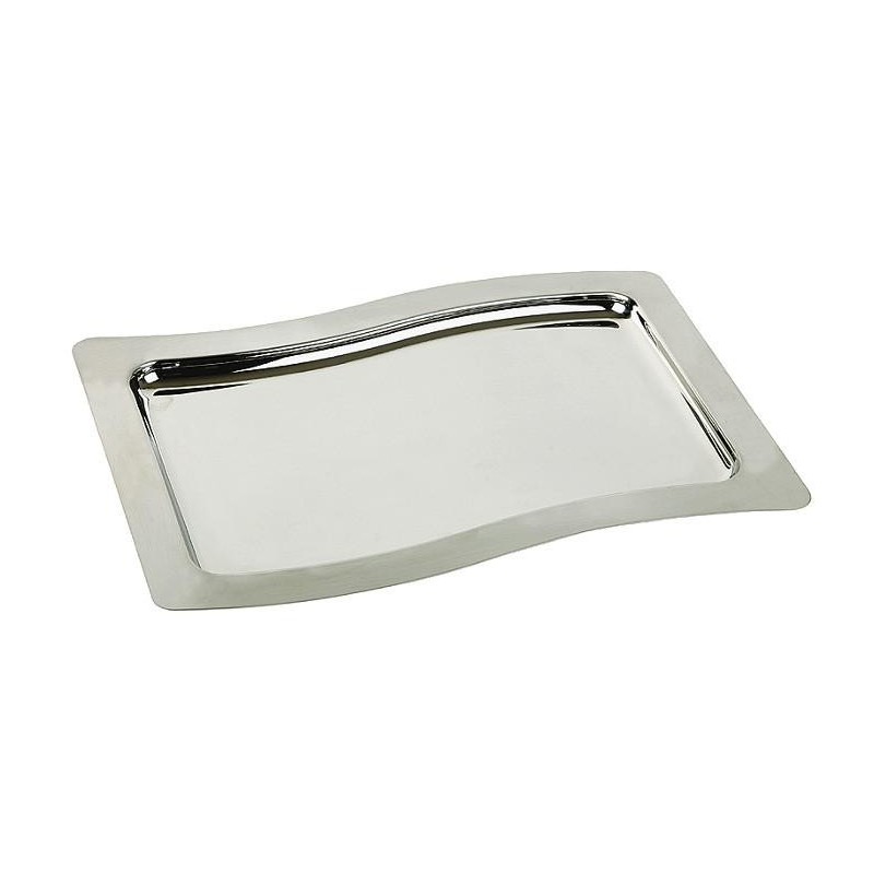 Plat Inox 530x325x15 mm - Vitrine Inox 18/10 style Swingdisponible à la Maison Pollet de Toulouse