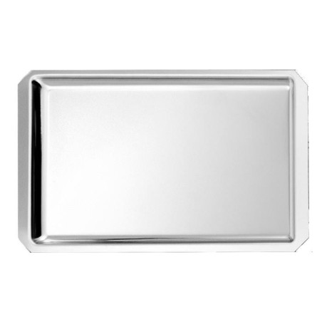 Plat Inox 420x270x15 mm - Vitrine Inox 18% (pans coupés)disponible à la Maison Pollet de Toulouse