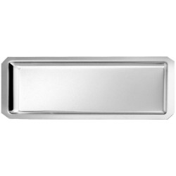 Plat Inox 420x180x15 mm - Vitrine Inox 18% (pans coupés)disponible à la Maison Pollet de Toulouse