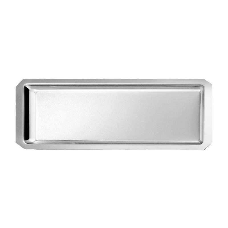 Plat Inox 420x180x15 mm - Vitrine Inox 18% (pans coupés)disponible à la Maison Pollet de Toulouse