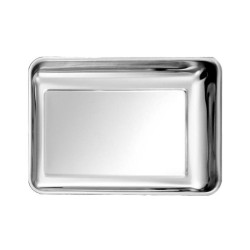 Plat Inox 370x250x40 mm - Vitrine Inox 18%disponible à la Maison Pollet de Toulouse