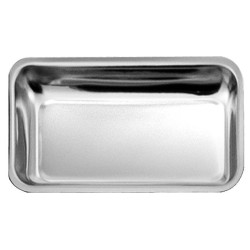 Plat Inox 280x150x30 mm - Vitrine Inox 18% (type charcutier)disponible à la Maison Pollet de Toulouse