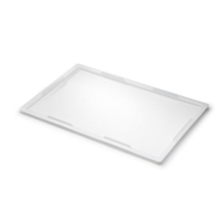 Couvercle Caisse à Pâton PEHD Blanc - 600x400x25 mm (Gilac)disponible à la Maison Pollet de Toulouse