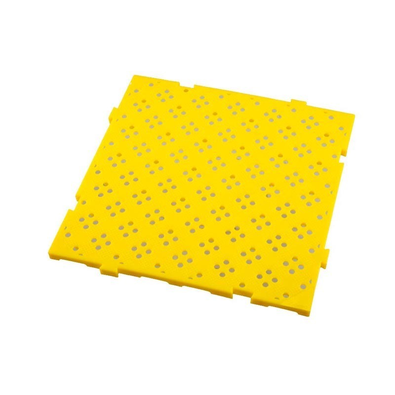 Caillebotis PEHD Jaune - 500x500x22 mm (Gilac)disponible à la Maison Pollet de Toulouse