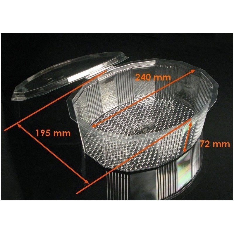 Barquette Fraîcheur MULTIPACK 2000 g - 240x195x72 mm (x50)disponible à la Maison Pollet de Toulouse