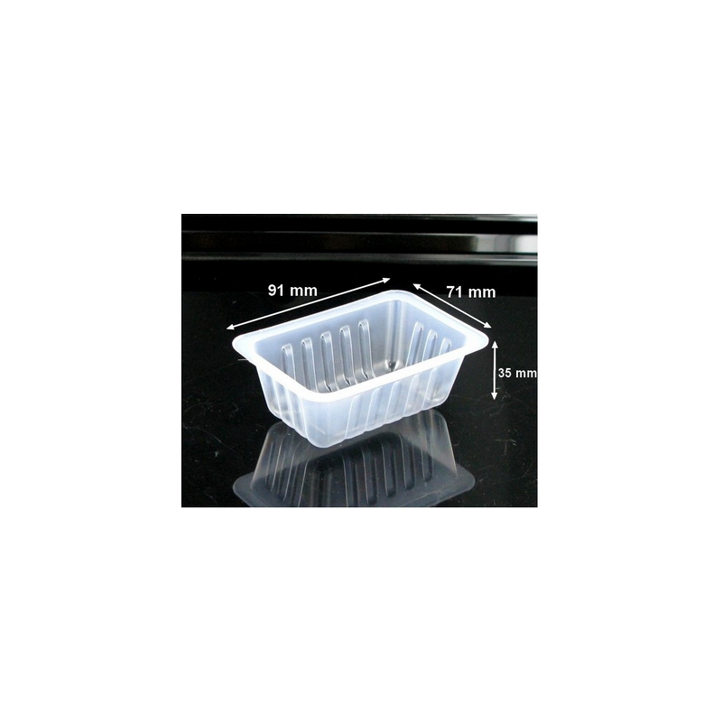 Barquette Plastique CAISSIPACK 125 g - 91x71x35 mm (x500)disponible à la Maison Pollet de Toulouse