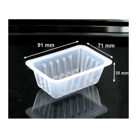 Barquette Plastique CAISSIPACK 125 g - 91x71x35 mm (x500)disponible à la Maison Pollet de Toulouse
