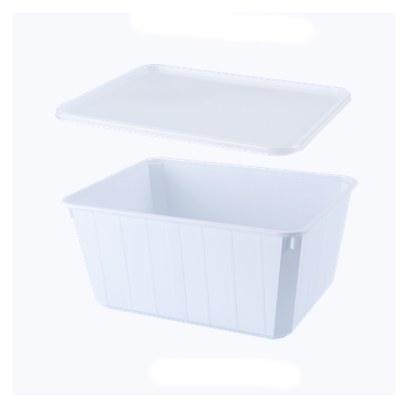 Super Caissette Blanche CartyBox 1150 ml - 159x130x83 mmdisponible à la Maison Pollet de Toulouse