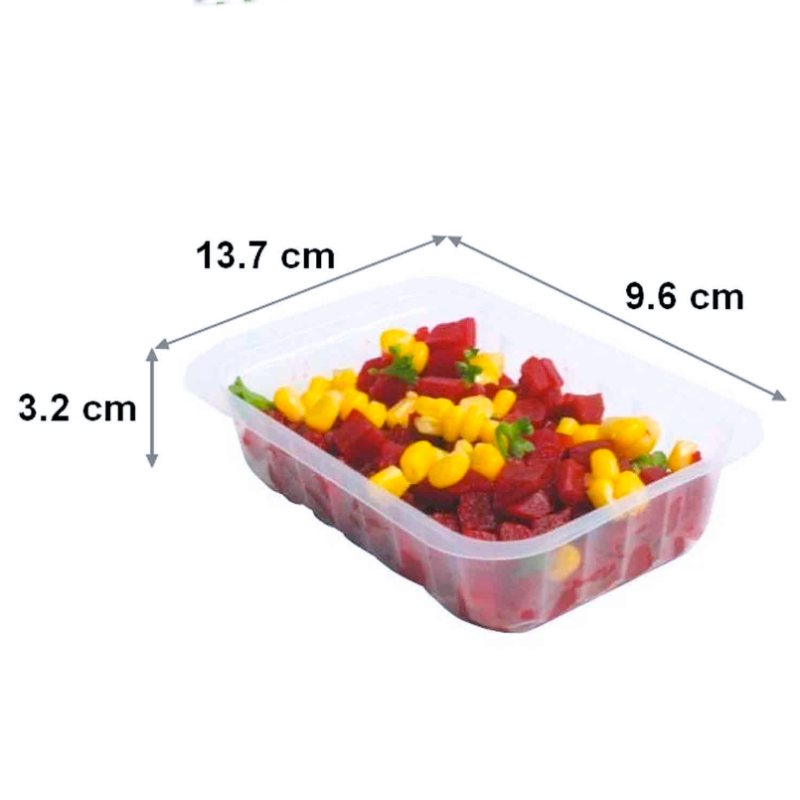 Barquette scellable ALPHA PP 250 g - 137x96x32 mm (x100)disponible à la Maison Pollet de Toulouse