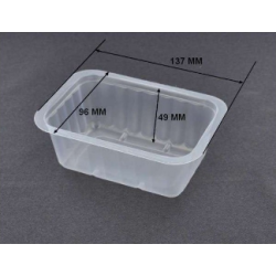 Barquette scellable ALPHA PP 375 g - 137x96x49 mm (x120)disponible à la Maison Pollet de Toulouse