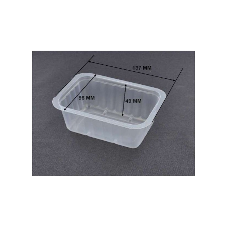 Barquette scellable ALPHA PP 375 g - 137x96x49 mm (x120)disponible à la Maison Pollet de Toulouse