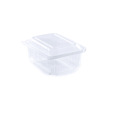 Barquette chaleur couvercle attenant PP 1000 g - 190x148x70 mm (x50)disponible à la Maison Pollet de Toulouse