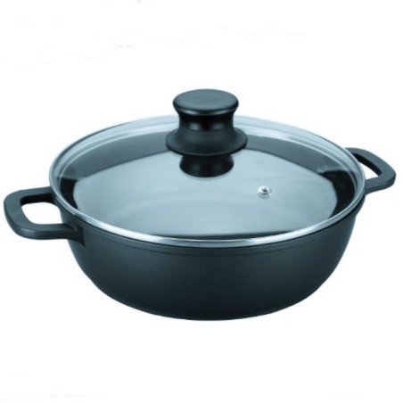 Fait Tout Aluminium & Couvercle verre Ø 240x75 mm - 2,60 Ldisponible à la Maison Pollet de Toulouse