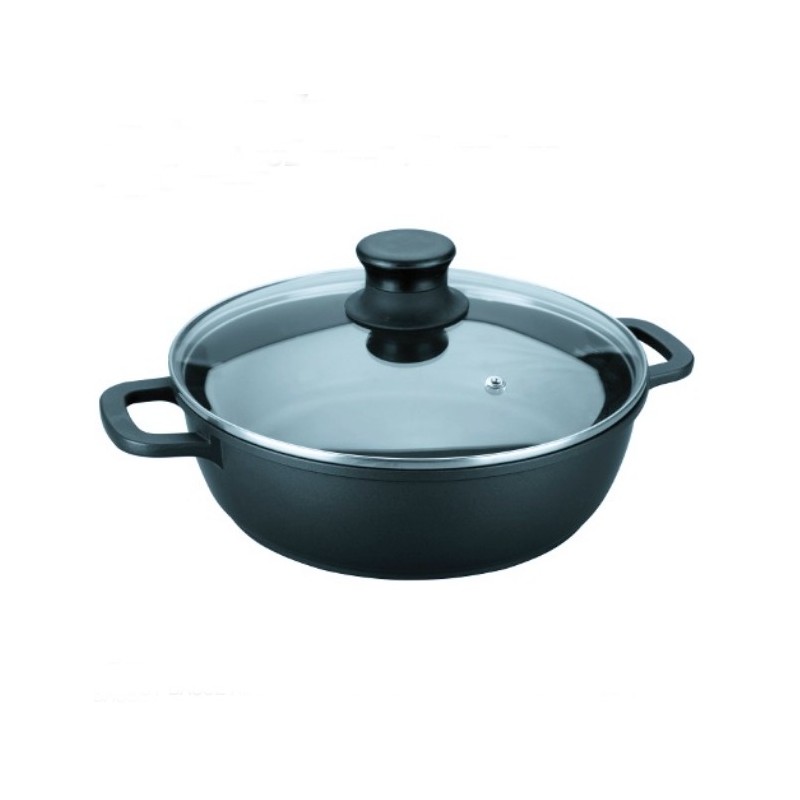 Fait Tout Aluminium & Couvercle verre Ø 360x85 mm - 7,50 Ldisponible à la Maison Pollet de Toulouse