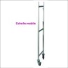 Echelle aluminium sur roue 360x1800 mm pour étagère frigodisponible à la Maison Pollet de Toulouse