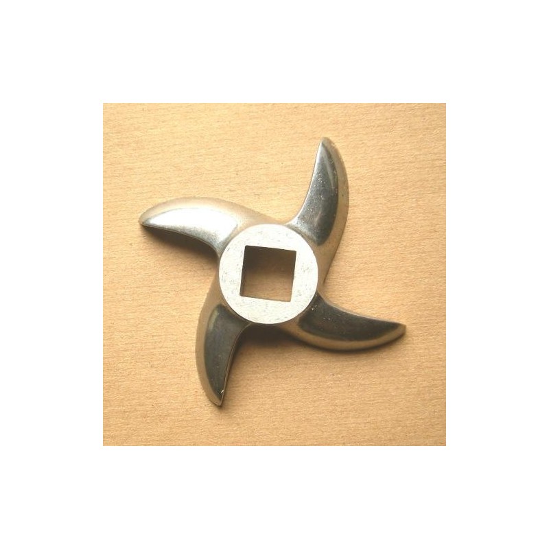 Couteau Inox type 12 - 4 bras auto-affutant (Monobloc)disponible à la Maison Pollet de Toulouse