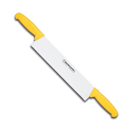 Couteau Fromage 33 cm 2 mains manche Jaune (Bargoin)disponible à la Maison Pollet de Toulouse