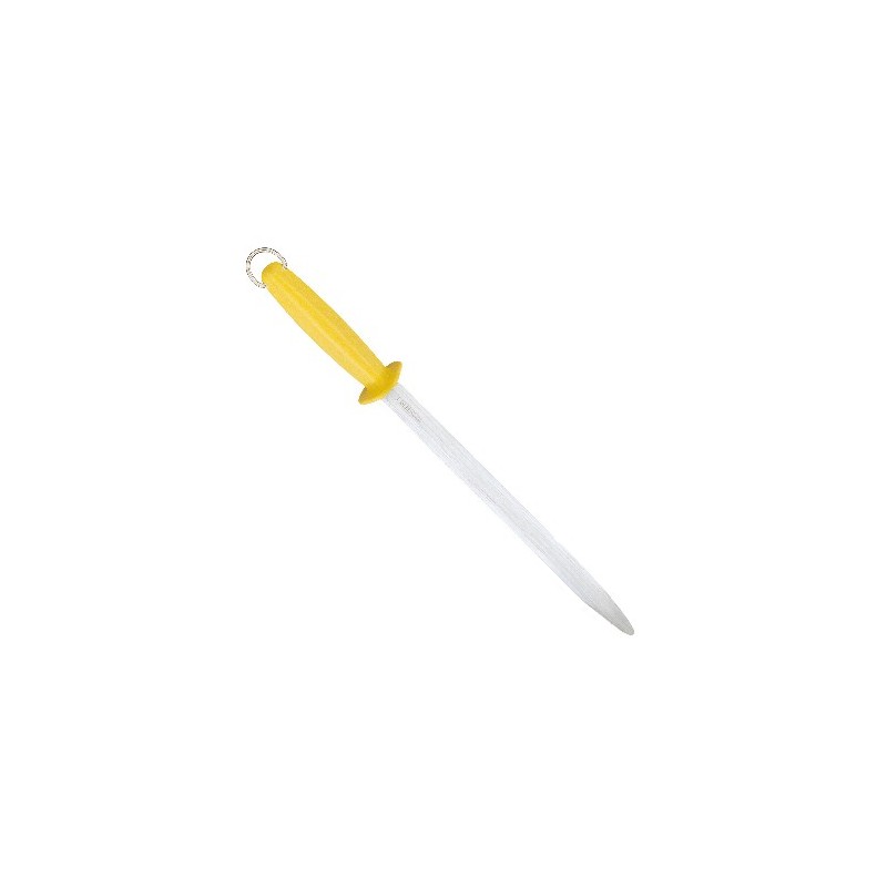 Fusil ovale 30 cm manche Jaune modèle eco - Taillage standard (Fischer)disponible à la Maison Pollet de Toulouse