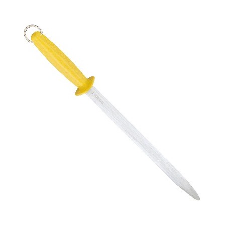 Fusil ovale 30 cm manche Jaune modèle eco - Taillage standard (Fischer)disponible à la Maison Pollet de Toulouse