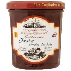 Confiture Fraise-Fraise des bois - 370 g (Confituriers de Haute-Provence)disponible à la Maison Pollet de Toulouse