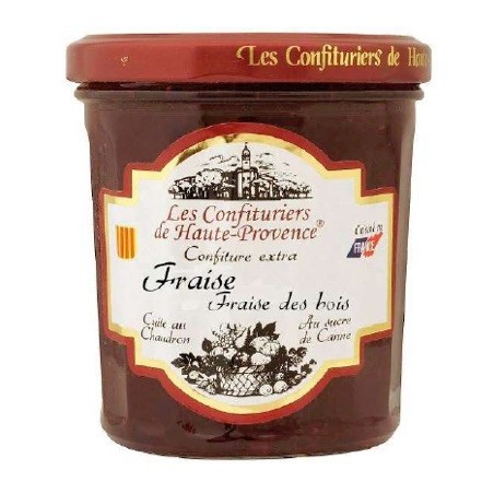 Confiture Fraise-Fraise des bois - 370 g (Confituriers de Haute-Provence)disponible à la Maison Pollet de Toulouse