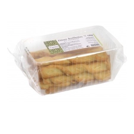 Flûtes feuilletées au fromage - 125 g (Canto)disponible à la Maison Pollet de Toulouse