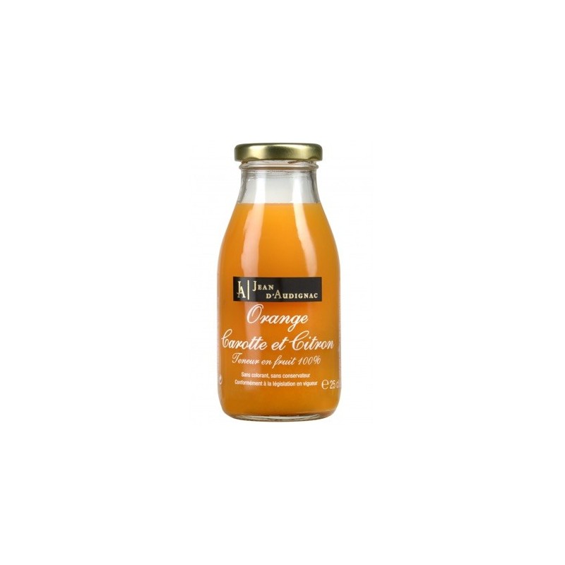 Mini Jus Orange-Carotte-Citron - 25 cl (Jean d'Audignac)disponible à la Maison Pollet de Toulouse