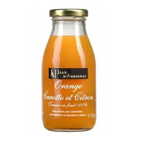 Mini Jus Orange-Carotte-Citron - 25 cl (Jean d'Audignac)disponible à la Maison Pollet de Toulouse