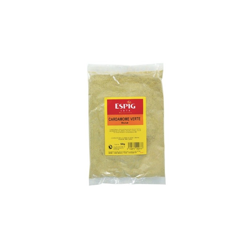 Cardamome Verte moulue - 50 g (Espig)disponible à la Maison Pollet de Toulouse