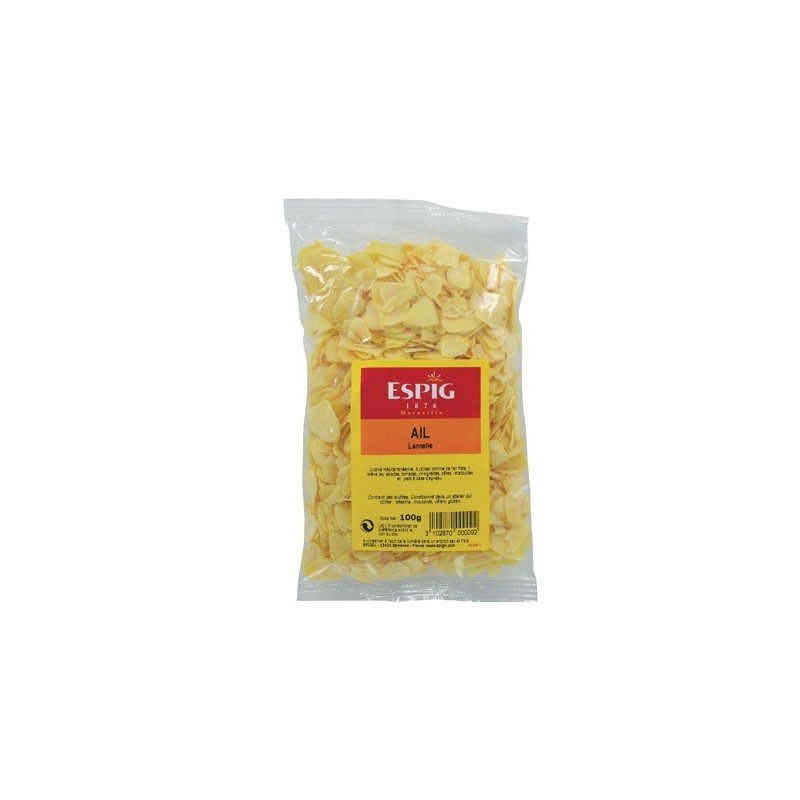 Ail lamelle - 100 g (Espig)disponible à la Maison Pollet de Toulouse