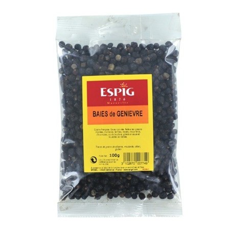 Baie de Genièvre entière - 100 g (Espig)disponible à la Maison Pollet de Toulouse