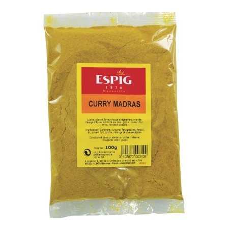 Curry Madras - 100 g (Espig)disponible à la Maison Pollet de Toulouse