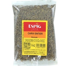 Carvi Blond entier - 100 g (Espig)disponible à la Maison Pollet de Toulouse
